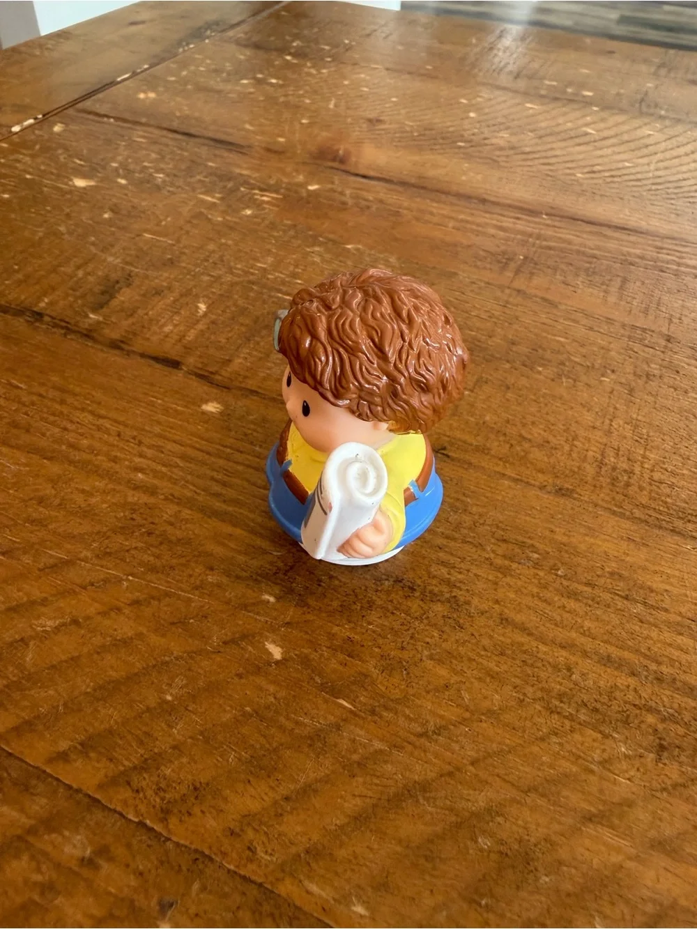 Fisher Price Little People dad with newspaper as is